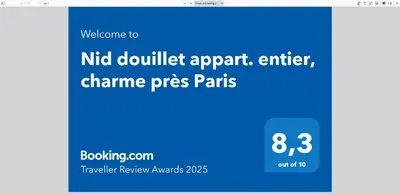 Plan de l'établissement Charme appartement entier près Paris La Défense Nanterre
