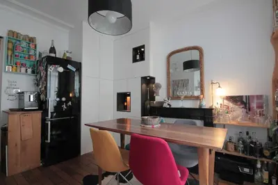 Cuisine ou kitchenette dans l'établissement 2 Pièces de charme Montmartre