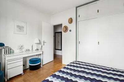 Un ou plusieurs lits dans un hébergement de l'établissement Boulogne Billancourt - Chateau 1 bdr