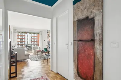 Coin salon dans l'établissement Boulogne Billancourt - Chateau 1 bdr