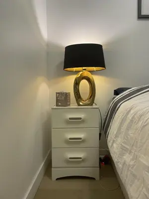 Un ou plusieurs lits dans un hébergement de l'établissement Chambre suite privée à Boulogne
