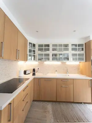 Cuisine ou kitchenette dans l'établissement Appartement Paris La Défense Puteaux