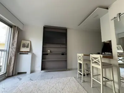 Cuisine ou kitchenette dans l'établissement Studio Eiffel Tower Trocadero