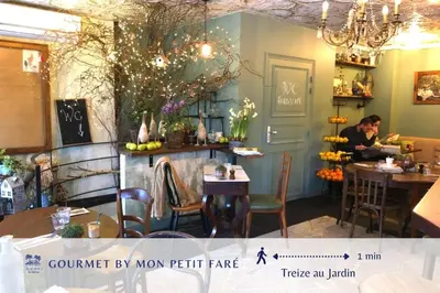 Restaurant ou autre lieu de restauration dans l'établissement L'Antiquaire - Cosy & Central - by Mon Petit Faré
