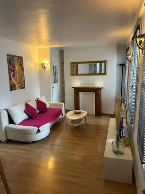 Coin salon dans l'établissement Havre de paix Paris 9