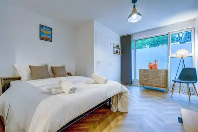 Un ou plusieurs lits dans un hébergement de l'établissement Gare Austerlitz Renovated & comfortable 8 guests