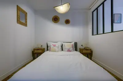 Un ou plusieurs lits dans un hébergement de l'établissement Gare Austerlitz Renovated & comfortable 8 guests