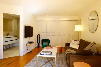 Coin salon dans l'établissement Apt Opéra-Richelieu/Heart of Paris