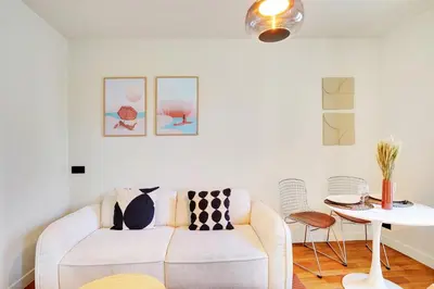 Coin salon dans l'établissement Luxury flat silly - Boulogne city center