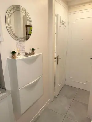 Salle de bains dans l'établissement Appartement Métro Plateau de Vanves - Malakoff
