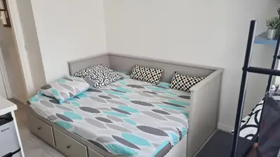 Un ou plusieurs lits dans un hébergement de l'établissement Appartement Métro Plateau de Vanves - Malakoff