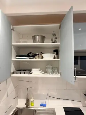 Cuisine ou kitchenette dans l'établissement Appartement Métro Plateau de Vanves - Malakoff
