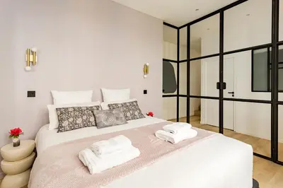 Un ou plusieurs lits dans un hébergement de l'établissement APT 10P 160m2 WITH TERACe