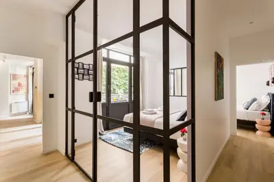 Un ou plusieurs lits dans un hébergement de l'établissement APT 10P 160m2 WITH TERACe