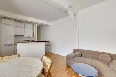 Coin salon dans l'établissement Pick A Flat's Apartment in Saint Germain - Rue de Buci