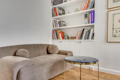 Coin salon dans l'établissement Pick A Flat's Apartment in Saint Germain - Rue de Buci