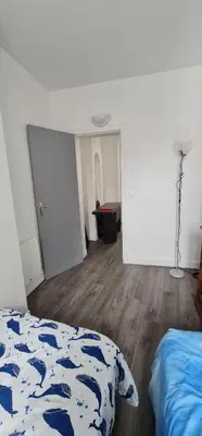 Un ou plusieurs lits dans un hébergement de l'établissement appartement pantin