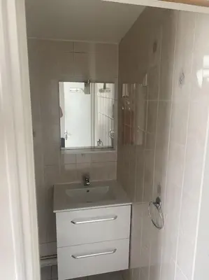 Salle de bains dans l'établissement Close