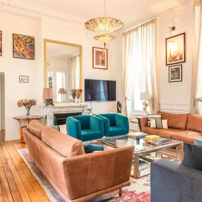 Luxury typical Parisian flat - 6 guests - 5 min from Louvre