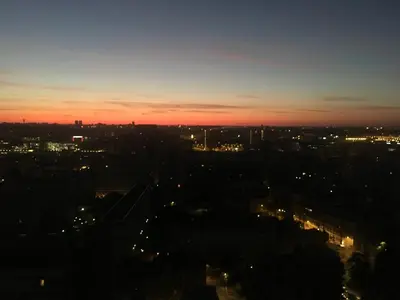 Lever ou coucher de soleil vu de l'appartement ou à proximité