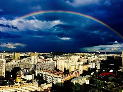 Vue générale sur Paris ou vue de la ville depuis l'appartement