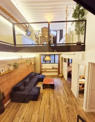 Télévision ou salle de divertissement dans l'établissement Maison Juliette