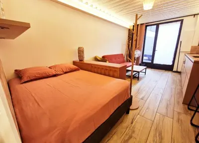 Un ou plusieurs lits dans un hébergement de l'établissement Maison Juliette