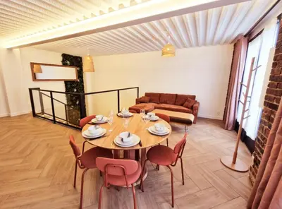 Coin salon dans l'établissement Maison Juliette