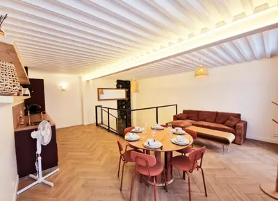 Coin salon dans l'établissement Maison Juliette