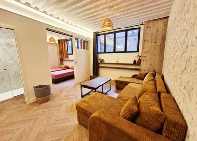 Coin salon dans l'établissement Maison Juliette
