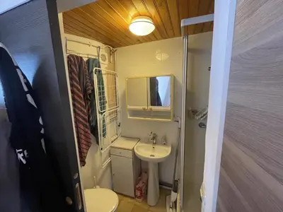 Salle de bains dans l'établissement Calm flat in central Paris