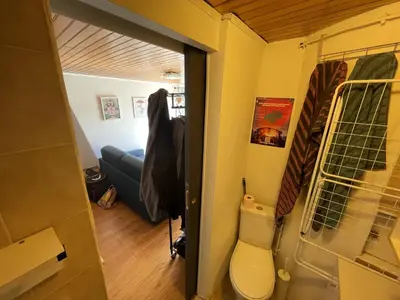 Salle de bains dans l'établissement Calm flat in central Paris