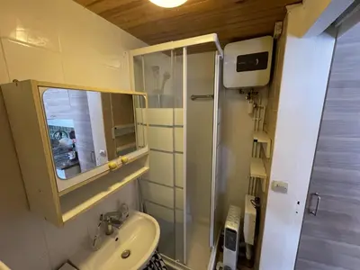 Salle de bains dans l'établissement Calm flat in central Paris