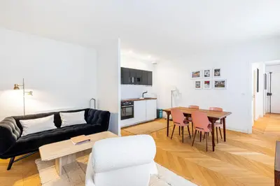 Cuisine ou kitchenette dans l'établissement GuestReady - Cosy Nest near Place de la Bastille