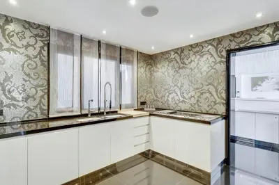 Cuisine ou kitchenette dans l'établissement Appartement d'exception - Proche Tour Eiffel
