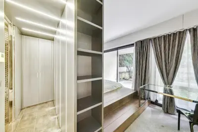 Un ou plusieurs lits dans un hébergement de l'établissement Appartement d'exception - Proche Tour Eiffel