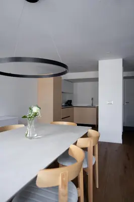 Cuisine ou kitchenette dans l'établissement Hotel Leev Victoire & Spa