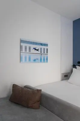 Un ou plusieurs lits dans un hébergement de l'établissement Hotel Leev Victoire & Spa