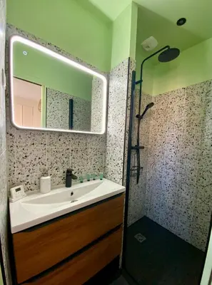Salle de bains dans l'établissement Buffon