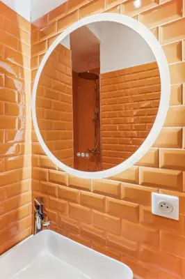 Salle de bains dans l'établissement Appartement élégant -Roquette -6pers