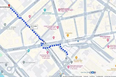 Plan de l'établissement Apartment near Bastille and gare de Lyon