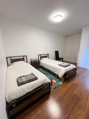 Un ou plusieurs lits dans un hébergement de l'établissement W&L Paris Apartment 68m - 3 min Métro 4 - A Paris Centre 15min