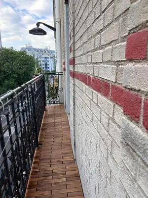 Balcon ou terrasse dans l'établissement Duplex Paris 18ème proche Montmartre