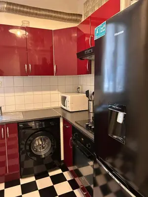 Cuisine ou kitchenette dans l'établissement Duplex Paris 18ème proche Montmartre