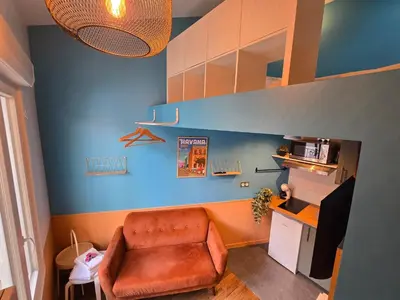 Cuisine ou kitchenette dans l'établissement 4D- Studio neuf/cosy proche Paris/Parc des expositions