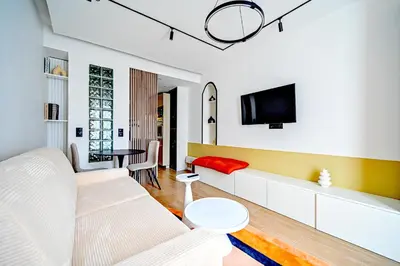 Télévision ou salle de divertissement dans l'établissement Relax in a Stylish Flat in Montmartre