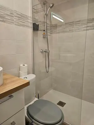 Salle de bains dans l'établissement Studio Paris Clichy