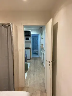 Un ou plusieurs lits dans un hébergement de l'établissement Appartement neuf à louer, Paris Sacré Cœur