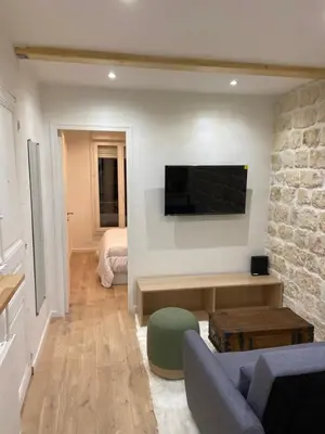 Télévision ou salle de divertissement dans l'établissement Appartement neuf à louer, Paris Sacré Cœur