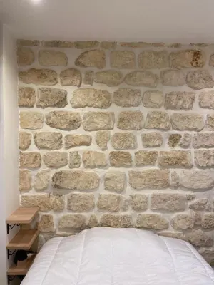 Un ou plusieurs lits dans un hébergement de l'établissement Appartement neuf à louer, Paris Sacré Cœur